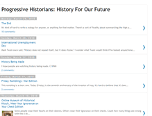 Tablet Screenshot of progressivehistorians.com